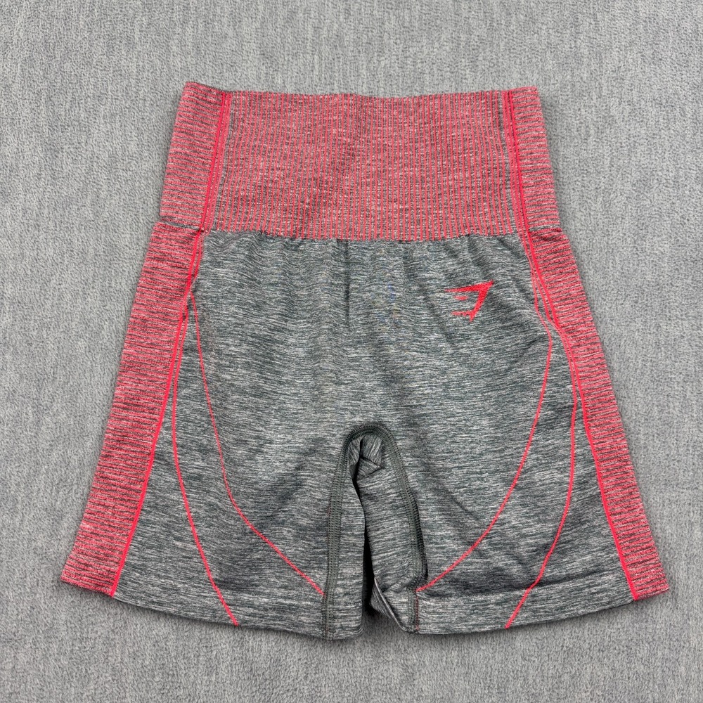 Gymshark Shorts Womens XS Gray Hyper Amplify Seamless Workout Gym Yoga Running